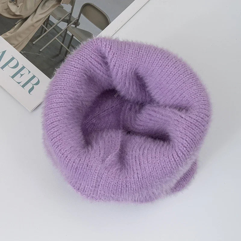 FluffyPop Knit Beanie